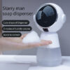 0aa494db7ac3b068 2023 New Automatic Foam Soap Dispensers Bathroom Smart Washing Hand hine with USB Charging White High Quality ABS Material
