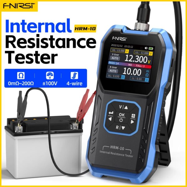 0aaec8d4501f5e0c FNIRSI HRM-10 Battery Voltage Internal Resistance Tester 18650 High-precision AC Acid Lithium Lead Car Battery Capacitor Tester