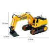 Double E RC Excavator Truck 11CH crawler Tractor Model Engineering Car 2.4G Radio Remote Controlled Electric hine Kid Toy