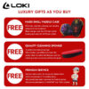 0ac12d935ab99ec9 LOKI DRAGON Series Table Tennis Racket Professional Offensive Ping Pong Racket Paddle Bat 5 Wood 2 Carbon 6/7/8/9/10 Stars