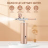 0ace8d216c2a2d1f 0.3mm Water Oxygen Facial hine Airbrush Mini Air Compressor Gun for Painting Tattoo Makeup Spray Face Steam Beauty Apparatus