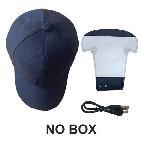 Red Fast Growth Cap Red&Infrared Light Therapy Device for Hair Loss Treatment with USB Charging Anti-hair