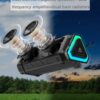 0ad27cef7f7f5e63 MLOVE P3 Outdoor Bluetooth Speaker, 40W Output Power Bluetooth 5.3 Speaker ,Stereo Sound IPX7 Waterproof,Micro SD Card,RGB Light
