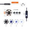 0ad616e0c60c047c 7MM Android Endoscope 3 IN1 Micro USB Type C Borescope Mini Camera Waterproof LED Car Inspection For HUAWEI XIAOMI PC