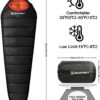 0ad85a13124aba1d Bessport Mummy Sleeping Bag | 15-45 ℉ Extreme 3-4 Season Sleeping Bag for Adults Cold Weather– Warm and Washable, for Hiking Traveling & Outdoor Activities