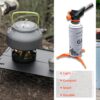 1 PCS orange gas tank stove stand tripod，Foldable gas tank stand，Outdoor stove flat gas tank stand，Gas tank stand，Gas tank support，Suitable for outdoor camping hiking picnic cooking