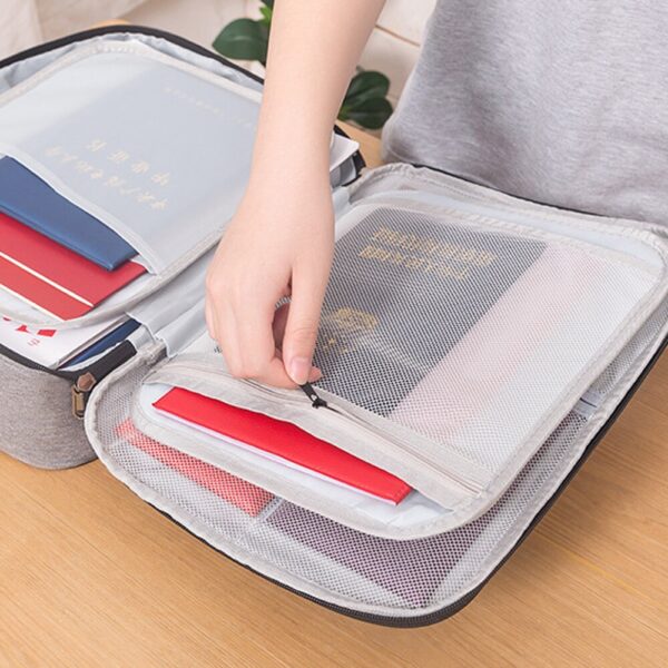 0b15f0ce3a5cb836 Document Storage Bag Tickets File Organizer Women Travel Files Card Folder Holder Tool Case Handbag