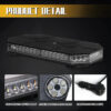0b27c1b37fb2df2f Car Warning Lamp 42 LED Roof Top Strobe With Controller For Truck Ambulance Snow Plow Magnetic Mount Emergency Safety Lights