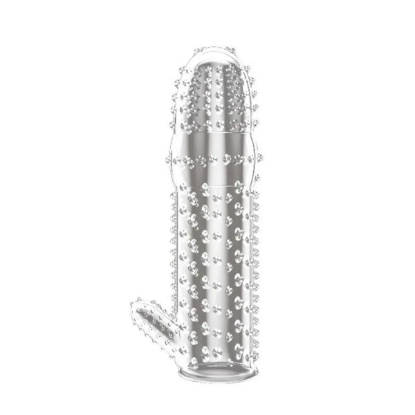 Adult Penis Sleeve Reusable Condoms Sex Toys for Men Delay Ejaculation G Spot Stimulation Safer Contraception Cock Ring Extender