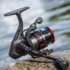 NHUE Lure 1000 2000 3000 Spinning Double Grip Deep Shallow Spool Carp Reel Fishing With Balance Rod