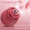 Powerful Sucking-Rose Vibrator Toy Women Vacuum Stimulator Oral Nipple Clit Sucker Toys Goods for Female Adults