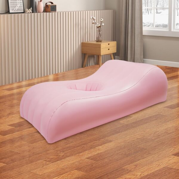 Inflatable Couch, BBL Blow Up Mattress,Foldable Inflatable Couch with Electric Pump Portable Blow Up Mattress for Outdoor Camping, Beach Vacations & Parties