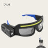 0b425b2d94c0e57c New XTE multifunctional glasses light with Type-C charging, warning headlamp, compact and portable, touch-sensitive headlamp