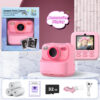 Upgrade Kids Instant 1080P HD Dual Lens Selfie Digital Camera for Girls Boys Christmas Birthday Gifts Toys With 32G Print