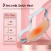 Electric Period Cramp Massager Vibrating Heating for Menstrual Waist Stoh Abdominal Warm Palace Belt