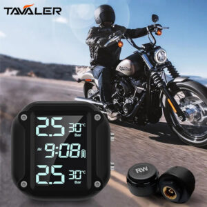 0b7430e298532a2b TAVALER M5 Monitor Electric Vehicle Motorcycle Wireless High-Precision Tire Pressure Monitoring System