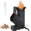0b7a9e1609789aa2 Rocket Stove Rocket Stove for Cooking Portable Wood Burning Stove Wood Fire Camping Stove for Cooking backyard cooking Camping grill outdoor events BBQ Comes with storage bag