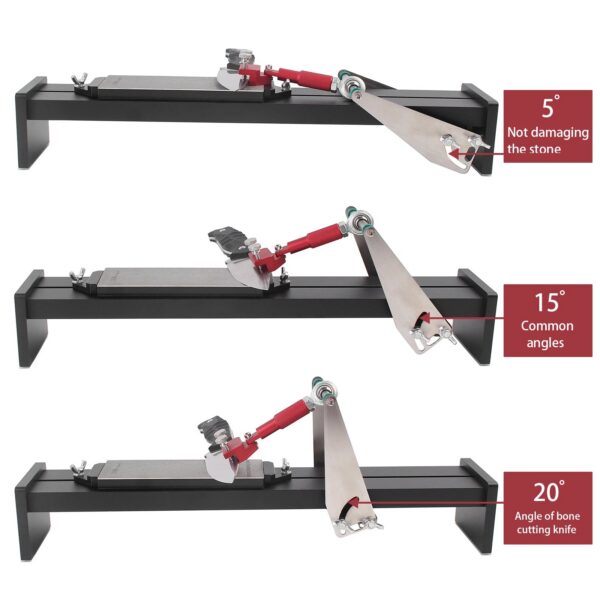 0b7e9a5f0fafde09 1Set Knife Sharpening Frame For Scissors Planer Chisel Professional Fixed Angle Sharpener Whetstone Grinder Sharpening Tools