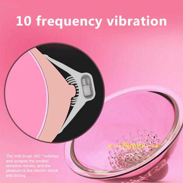 0b81792a673c74f8 Breast Enlargement Massage Nipple Stimulation Licking Vagina Clitoris Vacuum Sucker Female Masturbator Vibrator Sex Toys Women