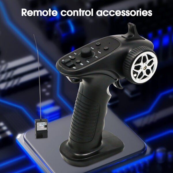 0b8987a7c1bf348a TX4 2.4GHz 4CH Radio System Transmitter Controller Remote Control w/ Receiver For RC Car Boat