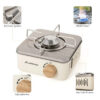 0b992f68e395f9b5 BISINNA Camping Stove 2800W High Firepower Portable Cassette Furnace Outdoor Gas Burner Picnic Camp