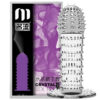 Big Spikes Penis Cock Ring Sheath Reusable Penis Sleeve Ejaculation Time Delay Ribbed Stimulate Penis Sleeve Sex Toys for Male