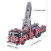 0ba501ad2abac2f1 Piececool 3D Metal Puzzles Ladder Truck Assembly Kits Engineer Vehicle Collection Model DIY Jigsaw for Home Decor