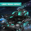 0bad910f2bb3020d Gesture sensing remote control spray 2.4G four-wheel stunt launch water polo tank car boy hine armour game