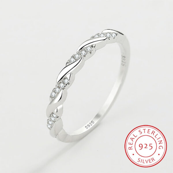 0bcbd30a234f5940 NEW Fashion Wrap Rings For Women Real S Sier Elegant Finger Crystal Diamond Rhinestone Zircon Dainty Gift Jewelry