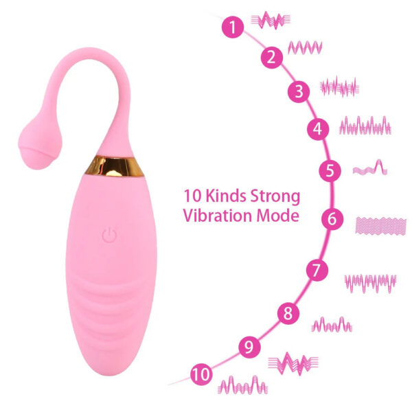 0bcfbcfd3c3319f4 10 Speeds Vibrating Egg Vaginal Ball Wireless Remote Jump Eggs Sex Toys Vibrator For Women Anal G-Spot Clitoris Stimulation