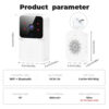 WiFi Video Doorbell Wireless Phone Two-way Intercom System IR Night Vision Doorbell Smart Home Security Door Bell Camera Monitor