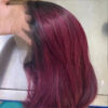 1B/99J Bury Short Straight Bob Brazilian Front Human Pre Plucked T Part Lace Wigs Remy Hair