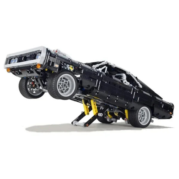 0bd4bb3d8317d263 1077PCS Technical Dodge Charger Racing Car Building Blocks Model Assemble Bricks Fast and Furious Toy For Kid Boy Adults Gifts