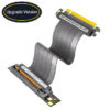 PCIE 4.0 Cable, 16x Shielded High Speed Riser Cable with PCI Express Port GPU Extension Card, 20cm 90/180 Degree