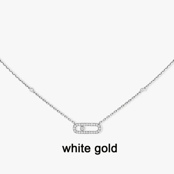 0bedffceec5fe1d8 Cmon Kstar Classic Sterling Sier Plated Gold High Quality Moving Diamond Women's Necklace Pendant Exquisite Gift