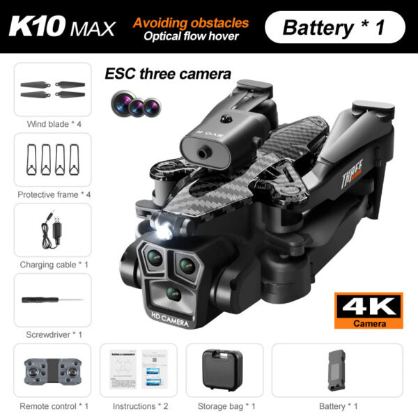 0beee471aacc1b49 K11 Max Drone with Water Bombs Professional Aerial Photography Aircraft 8K Three Camera Obstacle Avoidance Foldable Quadcopter