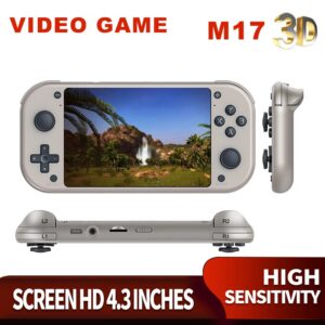 BOYHOM M17 Retro Handheld Game Console Open Source Linux System 4.3 Inch IPS Screen Portable Pocket Video Player for PSP