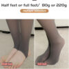 0c07d37b7a4bd578 Women Socks Women's Fleece Tights Ladies Leggings Fake Translucent Pantyhose Thick Panty Warm Winter Thermal Stockings Woman