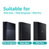 DATA FROG Bluetooth-Compatible Game Controller for PS4/Slim/Pro Wireless Gamepad PC Dual Vibration Joystick For IOS/Android