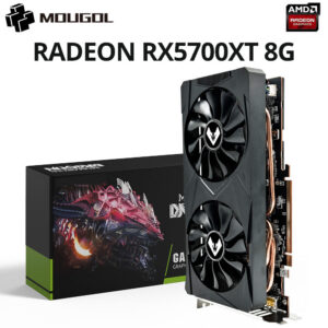 MOUGOL NEW AMD Radeon RX5700XT 8GB Graphics GDDR6 Memory PCIE4.0x16 DPx3 256Bit Gaming Video Card for Desktop Computer