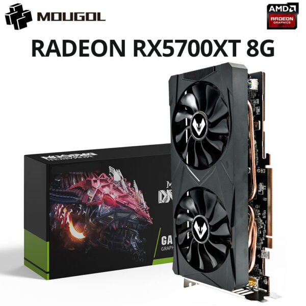 0c26635656dbcce8 MOUGOL NEW AMD Radeon RX5700XT 8GB Graphics GDDR6 Memory PCIE4.0x16 DPx3 256Bit Gaming Video Card for Desktop Computer