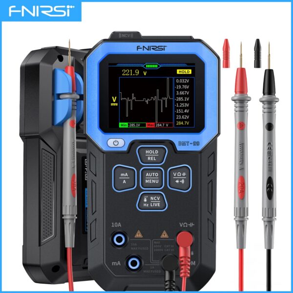 FNIRSI DMT-99 Digital Multimeter 9999 Counts Smart Professional Tester 1000V 10A True RMS Auto Range AC DC Ohm Hz Capacitance