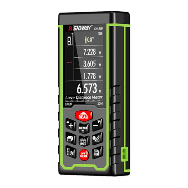 0c3aa5291932d23c SNDWAY Distance Meter measure Digital Camera Function Range Finder Tape Angle Tool Laser Rangefinder