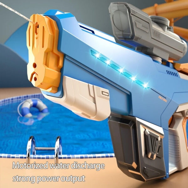 Fully Automatic Suction Gun Electric High Pressure Blaster Summer Outdoor Beach Pool Battle Party Water Toy