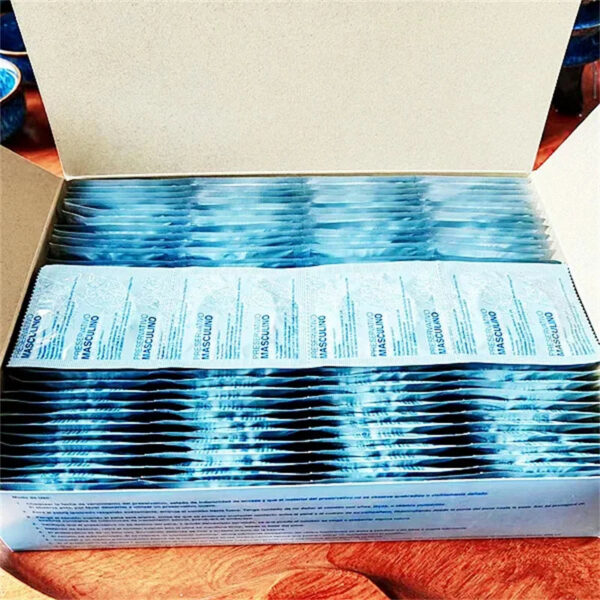 144pcs Sexual Condom Adult Sex Toy Large Oil Penis Sleeves Stimulation Contraception Condom Sex Life Erotic Products for Men 18+