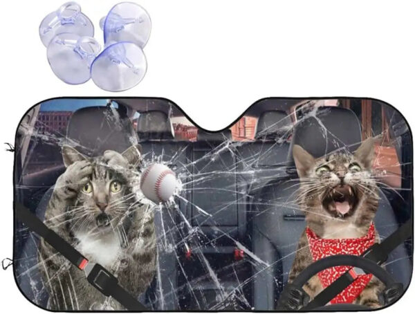 Personalized cartoon Windshield Sunshade Car Window Windscreen Cover Sun Shade Auto Sun Visor Car-covers Car Solar Protection