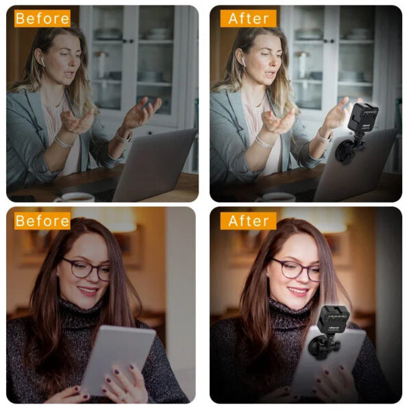 0c5ba4268ddcb50f Ulanzi VL49 6W Mini Vlog LED Fill Light White 2000mAh 5500K Zoom Lighting Photographic Lighting Video Phone Selfie Fill Lamps