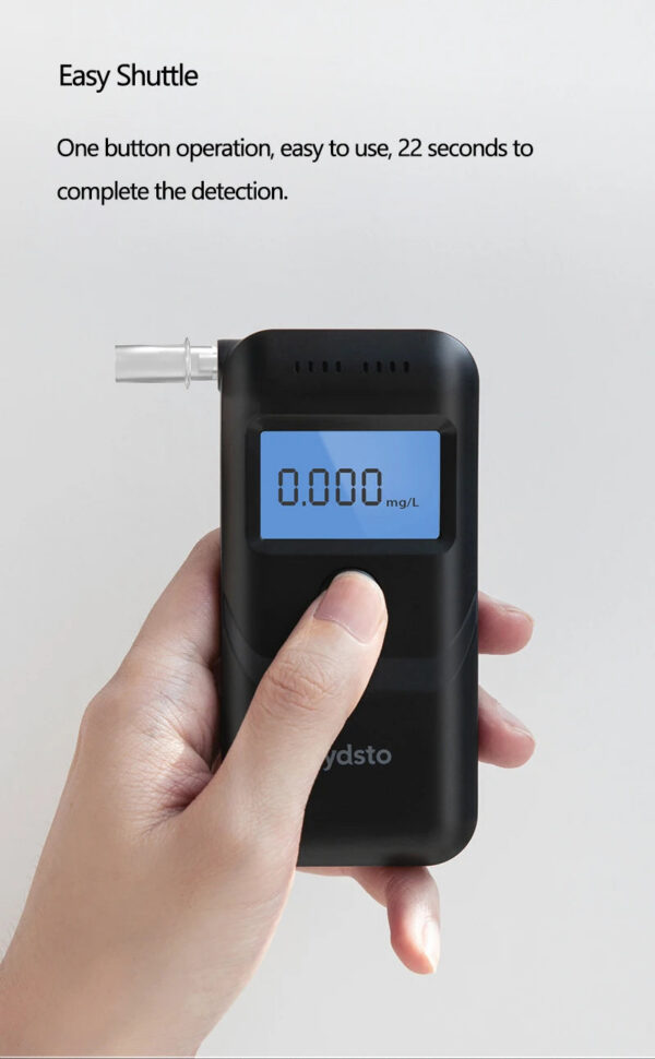 Hydsto Digital Alcohol Tester Professional Alcohol Detector Breathalyzer Police Alcotester LCD Display Drunk Driving Test