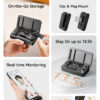 Ulanzi A100 Wireless Microphone Lavalier MIC for iPhone 16 15 Pro（Max） Camera Sound Recording Real-time Monitoring  J12 Upgrade