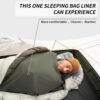 0c8fcccc6807c316 Naturehike Leichter Schlafsack Liner, Hautfreundlicher, Tragbarer Schlafsack, Waschbar in der Maschine, Reiselaken für Camping, Herbergen, Picknick, Wandern